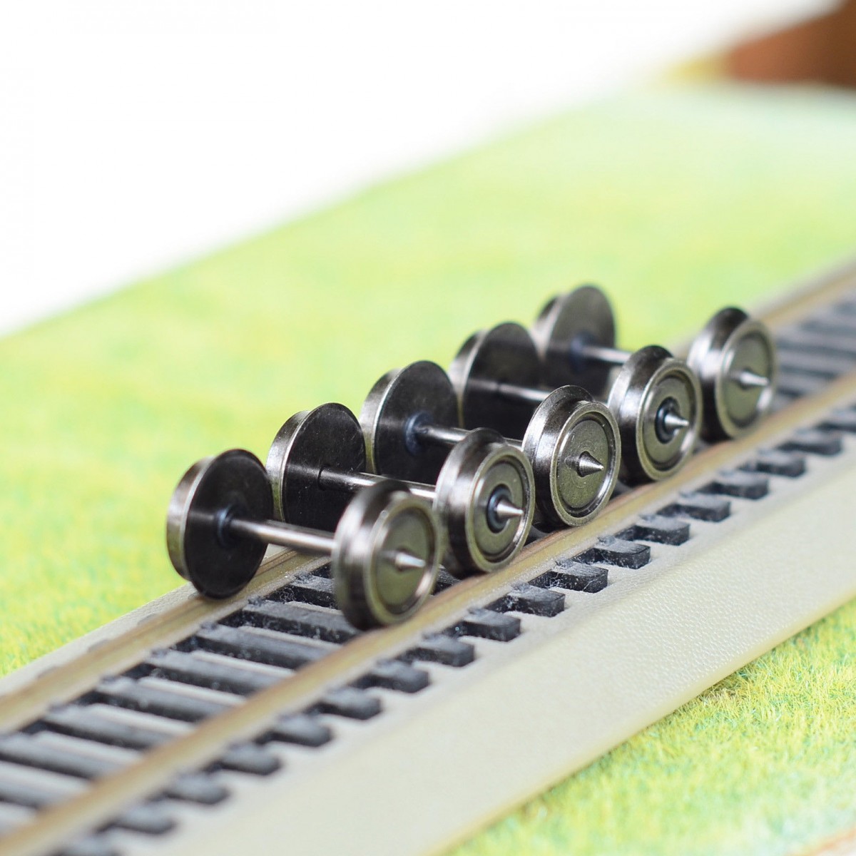5 x 36'’ coppery Nickel plating metal wheels for Model Train 1:87 HO / OO Scale 